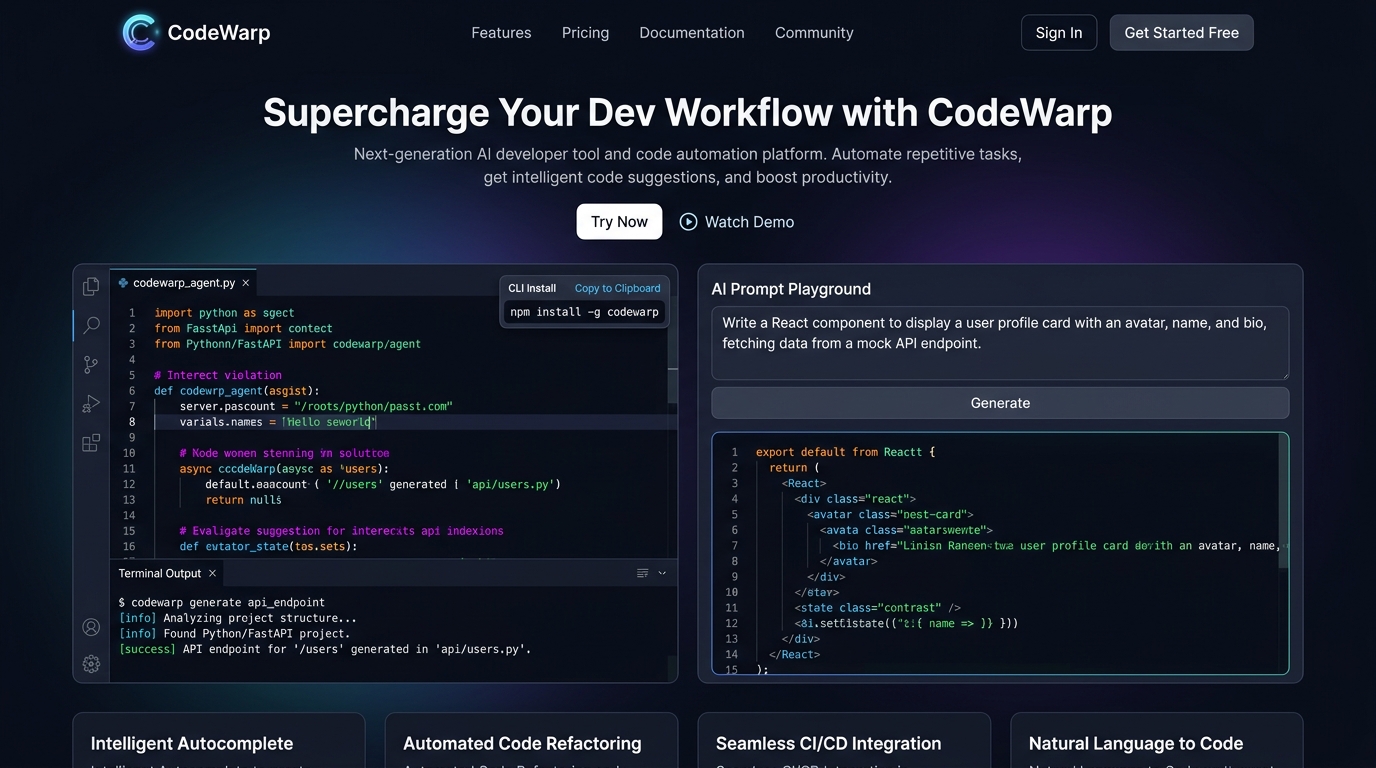 CodeWarp AI Engine - SiteMotive Case Study
