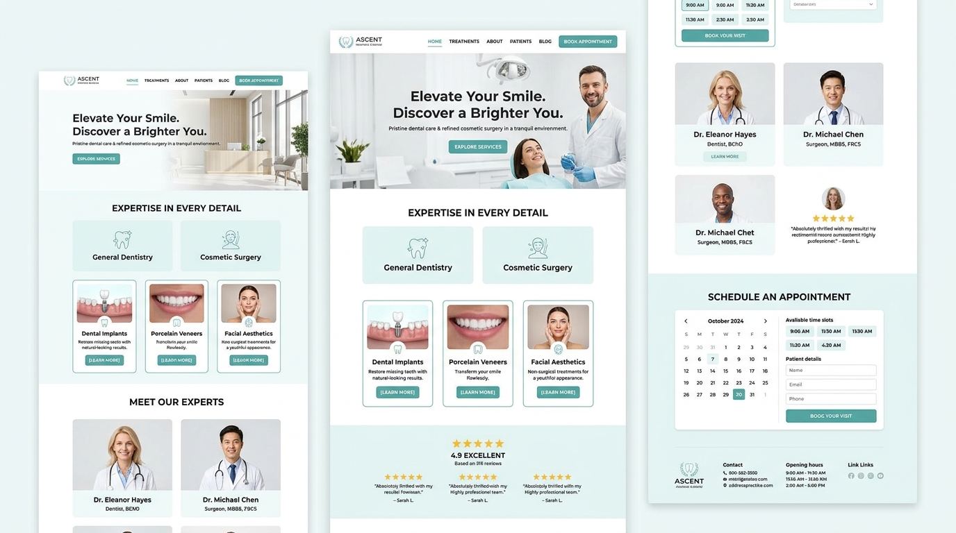 Ascent Dental Practice - SiteMotive Case Study