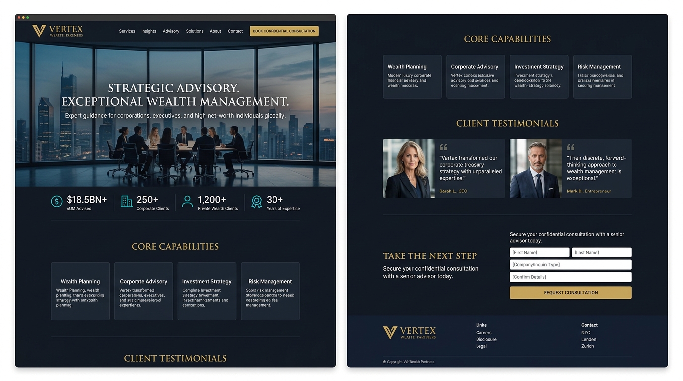 Vertex Wealth Advisory - SiteMotive Case Study