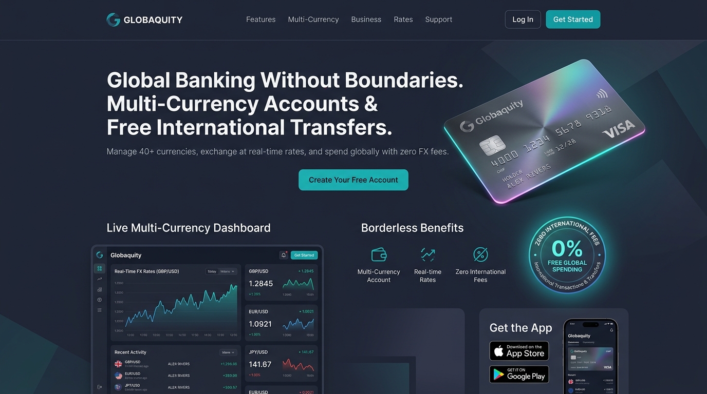 Globaquity Borderless Banking - SiteMotive Case Study